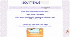 Desktop Screenshot of bout-tenue.com