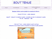 Tablet Screenshot of bout-tenue.com
